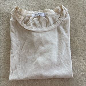perfectwhitetee Cream Short Sleeve Tee